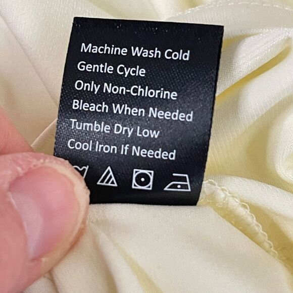 NEW! ANTTHONEY ORIGINAL Cream Long‎ Mesh Sleeve Blouse, XS/SM - Picture 7 of 9